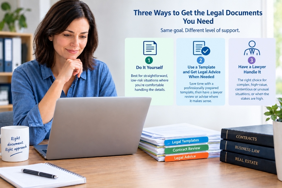 Using Template Legal Forms: When Should You Use a Legal Template and When Should You Hire a Lawyer?